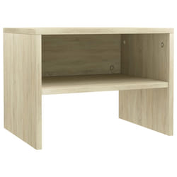 VidaXL 800069 Table de nuit et table de chevet Chêne