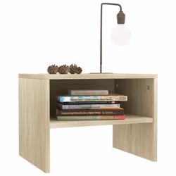 VidaXL 800069 Table de nuit et table de chevet Chêne - Vue supplémentaire 4