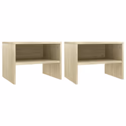VidaXL 800070, Chêne, Bois, 400 mm, 300 mm, 300 mm, 2 pièce(s)