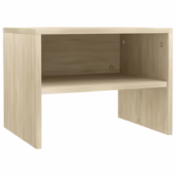 VidaXL 800070 Table de nuit et table de chevet Chêne - Vue supplémentaire 4