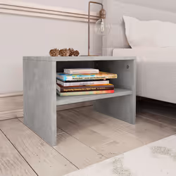 VidaXL 800071 Table de nuit et table de chevet Couleur du béton