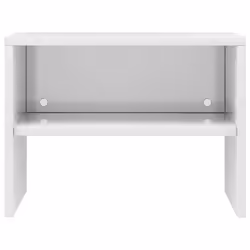 VidaXL 800075 Table de nuit et table de chevet Blanc - Vue supplémentaire 4