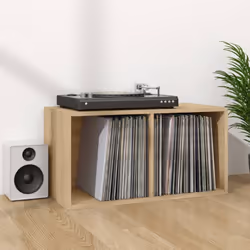 Description générale Gardez tous vos précieux disques vinyle en sécurité dans cette boîte de rangement élégante et intemporel ...