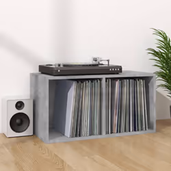 Gardez tous vos précieux disques vinyle en sécurité dans cette boîte de rangement élégante et intemporelle. Élégante et prati ...