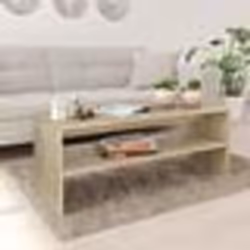 vidaXL Table basse Chêne sonoma 100x40x40 cm Bois d'ingénierie - TU