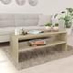 vidaXL Table basse Chêne sonoma 100x40x40 cm Bois d'ingénierie - TU