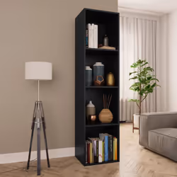 Avec un design élégant et beau, cette bibliothèque ajoutera une touche décorative et pratique à votre décoration. Le meuble e ...