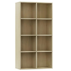 vidaXL Bibliothèque/Buffet Chêne sonoma 66x30x130 cm Bois d’ingénierie - TU