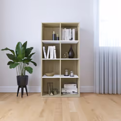 Avec un design élégant et beau, cette bibliothèque ajoutera une touche décorative et pratique à votre décoration. Le meuble e ...