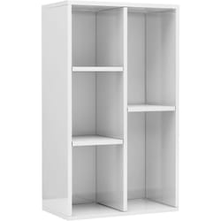 Bibliothèque crédenza avec 5 compartiments dans le salon mobile élégant mobile diverses couleurs Couleur : blanc brillant