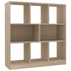 VidaXL 800174, Chêne, 8 étagères, Bois, Bois, 975 mm, 295 mm