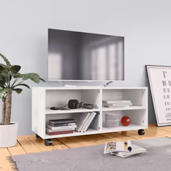 Avec un design à la fois tendance et pratique, ce meuble TV robuste deviendra certainement un point central de votre pièce !  ...
