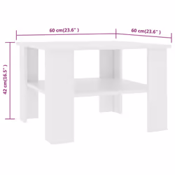 VidaXL 800207 Table à café, latérale et de salon - Vue supplémentaire 4
