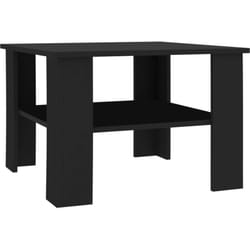 Table basse Noir 60x60x42 cm Bois d'ingénierie Vidaxl