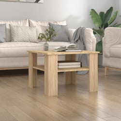 Vidaxl - Table basse Chêne sonoma 60x60x42 cm Bois d'ingénierie