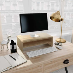vidaXL Support de moniteur Chêne sonoma 42x24x13 cm Bois d'ingénierie - TU