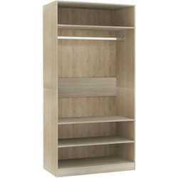 Garde-robe Chêne sonoma 100x50x200 cm Bois d'ingénierie
