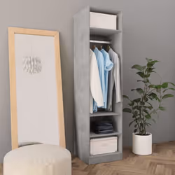 Cette garde-robe compacte facilite l'accès à vos vêtements ou accessoires du quotidien. Elle fournira une solution de stockag ...