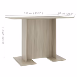 VidaXL 800246 table de cuisine et de salle à manger - Vue supplémentaire 6