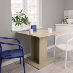 Ajoutez une touche de style minimaliste à votre espace de repas avec cette table de salle à manger distinctive ! L'élégance s ...