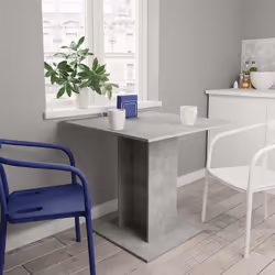 Ajoutez une touche de style minimaliste à votre espace de repas avec cette table de salle à manger distinctive ! L'élégance s ...