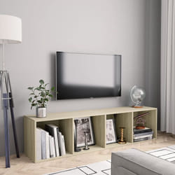 Vidaxl - Bibliothèque/Meuble tv Chêne sonoma 143x30x36 cm