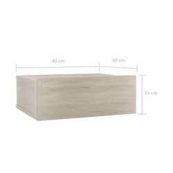 VidaXL 800313 Table de nuit et table de chevet Chêne - Vue supplémentaire 7