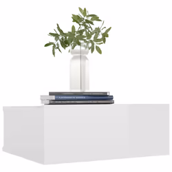 VidaXL 800318 Table de nuit et table de chevet Blanc