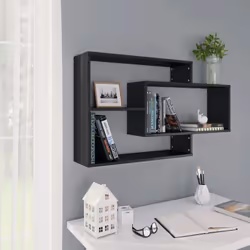 Description générale Maximisez votre espace de rangement intérieur et transformez votre mur avec nos étagères murales pratiqu ...