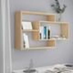 vidaXL Étagères murales Chêne sonoma 104x20x58,5 cm Bois d'ingénierie - TU
