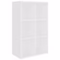 vidaXL Bibliothèque/Buffet blanc 66x30x98 cm bois d'ingénierie - TU