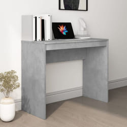 Vidaxl - Bureau Gris béton 90x40x72 cm Bois d'ingénierie