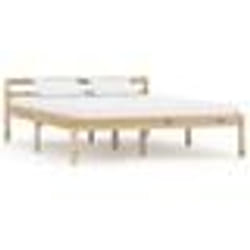 vidaXL Cadre de lit sans matelas bois de pin massif 120x200 cm - 120 x 200 cm