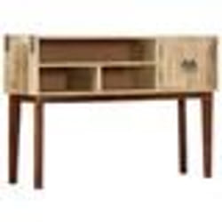 vidaXL Table console 115x30x76 cm Bois de manguier massif brut - TU