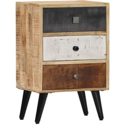 vidaXL Table de chevet 40 x 30 x 60 cm Bois de manguier massif - TU