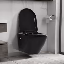 Ce WC suspendu, avec une conception unique et indémodable, peut facilement décorer chaque salle de bain. Il est conçu pour éc ...