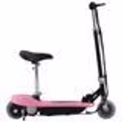 vidaXL Trottinette électrique avec siège 120 W Rose