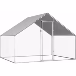 Notre poulailler spacieux et pratique est un choix parfait comme enclos d'extérieur pour vos poules, poulets, canards et autr ...