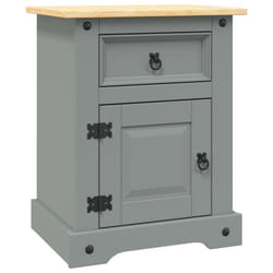 VidaXL 282617 Table de nuit et table de chevet Marron, Gris