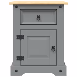VidaXL 282617 Table de nuit et table de chevet Marron, Gris
