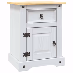 VidaXL 282618, Blanc, Marron, Bois de pin, 530 mm, 390 mm, 670 mm, 1 pièce(s)