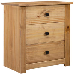 VidaXL 282652 Table de nuit et table de chevet Naturel