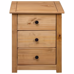 VidaXL 282652 Table de nuit et table de chevet Naturel - Vue supplémentaire 5