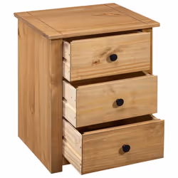 VidaXL 282652 Table de nuit et table de chevet Naturel - Vue supplémentaire 6