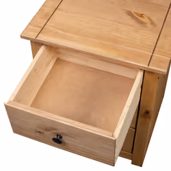 VidaXL 282652 Table de nuit et table de chevet Naturel - Vue supplémentaire 7