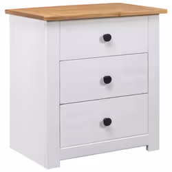 VidaXL 282654, Noir, Naturel, Bois de pin, 460 mm, 400 mm, 570 mm, 1 pièce(s)