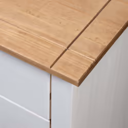 VidaXL 282654 Table de nuit et table de chevet Noir, Naturel - Vue supplémentaire 8