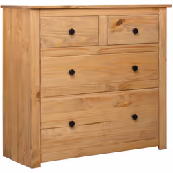 Description générale Ce buffet en bois massif au design rustique et tendance est un ajout décoratif et pratique pour votre es ...