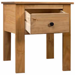 VidaXL 282691 Table de nuit et table de chevet Naturel