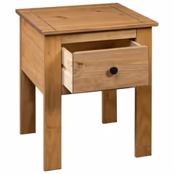 VidaXL 282691 Table de nuit et table de chevet Naturel - Vue supplémentaire 5